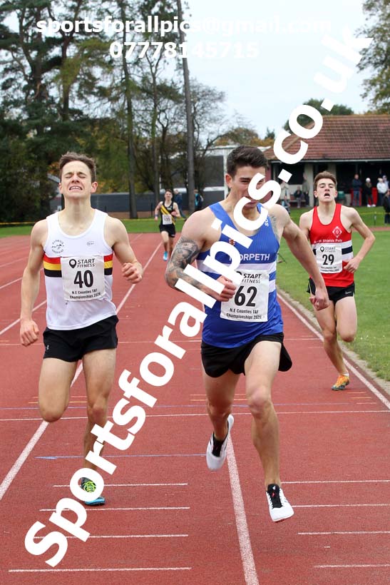 800 metres, NECAA Open Meeting, Morpeth, Sunday, October 18th. David T. Hewitson/Sports for All Pics